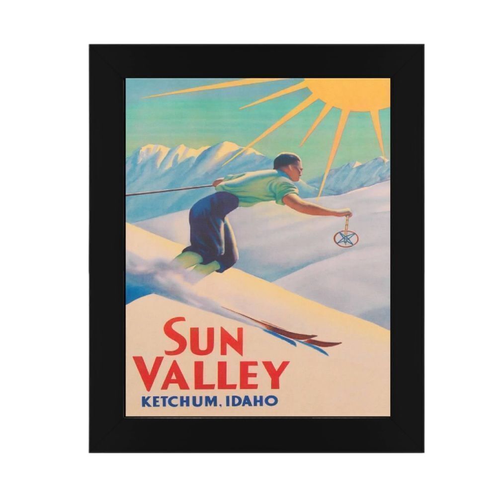 Sun Valley Idaho Ski Print